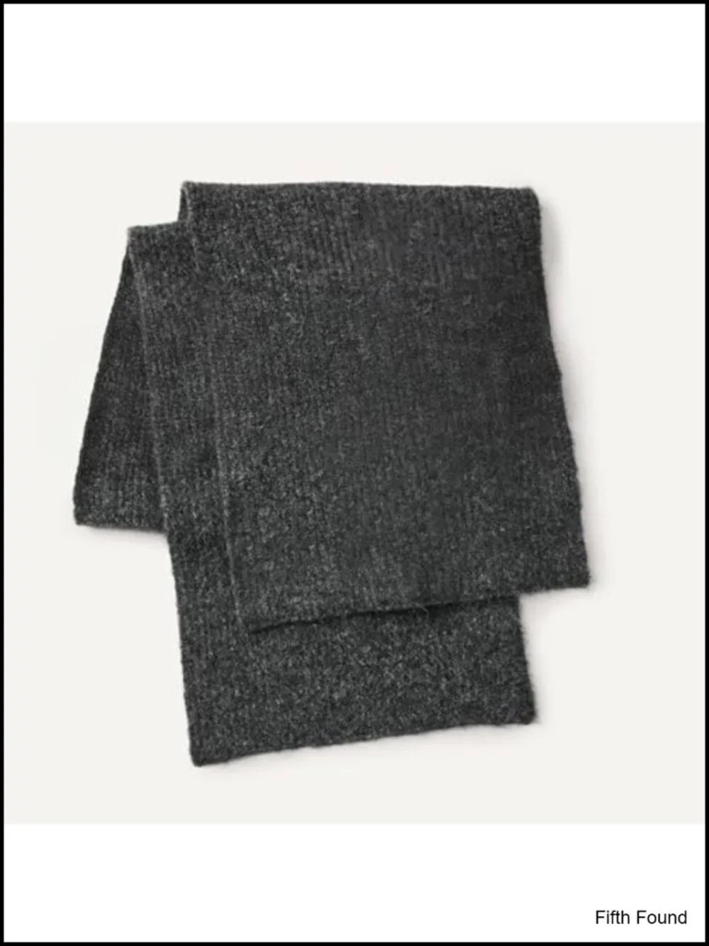 Faux Mohair Beanie Scarf Set Ribbed Knit Winter Hat Women Men